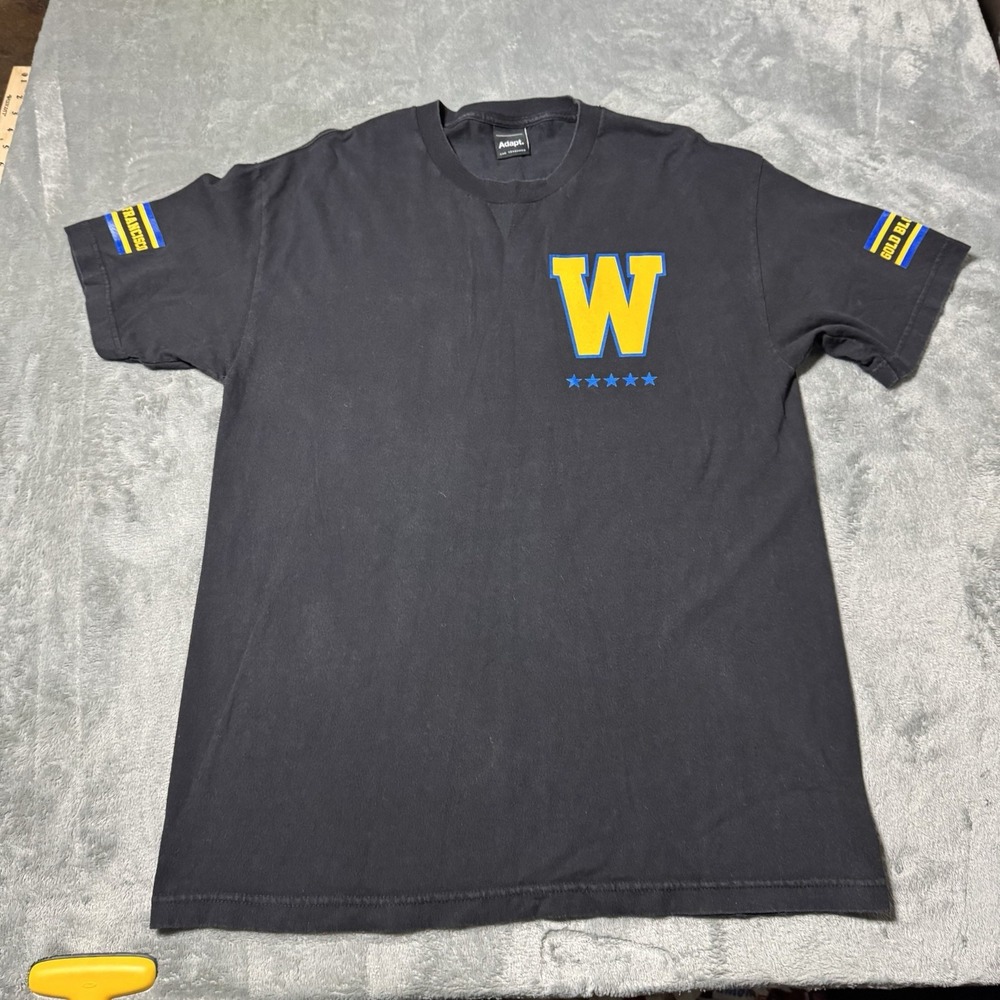 Adapt Clothing Golden State Warriors‎ Gold Blooded Mens Shirt Size L Streetwear